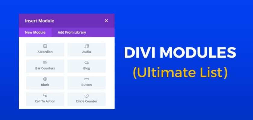 Best 30 Divi Modules in the Venus Divi UI Kit v1.4.5