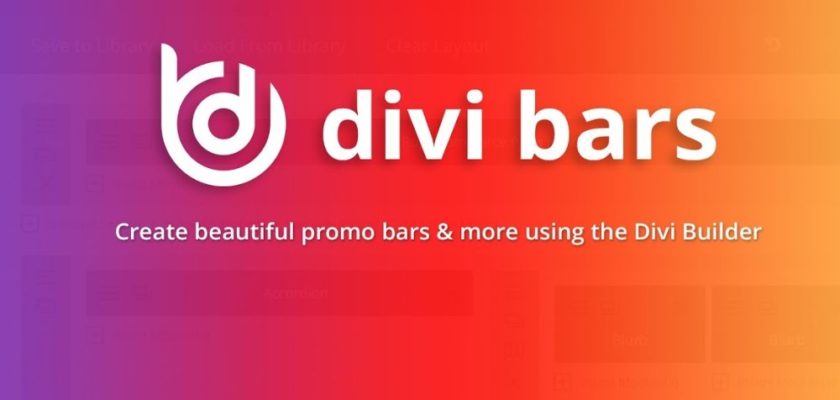 Divi Bars Promo Bars for Divi Builder WordPress