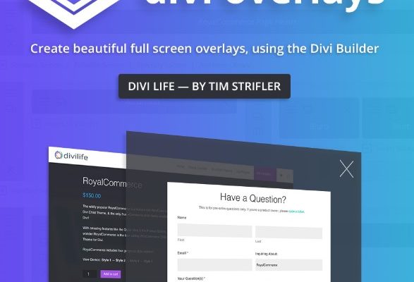 Divi Overlays Pop-ups for Divi WordPress