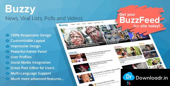 Buzzy v4.5.0 - News, Viral Lists, Polls and Videos - nulled