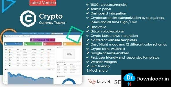 Crypto Currency Tracker v9.5 - Realtime Prices, Charts, News, ICO's and more