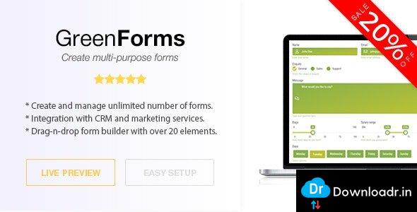 Green Forms v1.39 - Standalone Form Builder