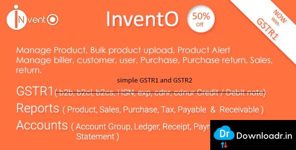 [Download] InventO v3.3 - Accounting | Billing | Inventory (GST Compliance with GSTR1 & GSTR2 Integrated)