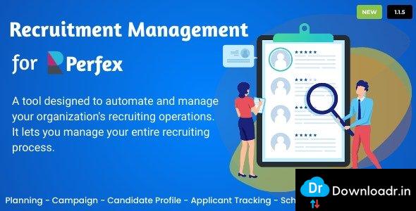Recruitment Management for Perfex CRM v1.1.6
