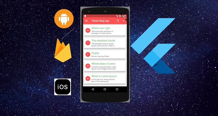 [Download] Flutter Blog app Using Firestore Build ios & Android App